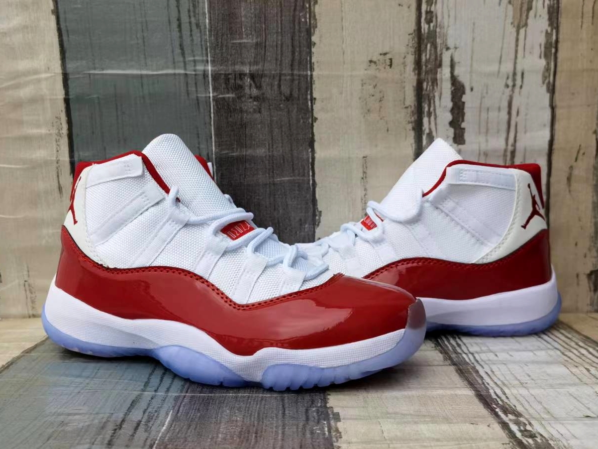 New 2022 Air Jordan 11 High Cherry Red Shoes - Click Image to Close